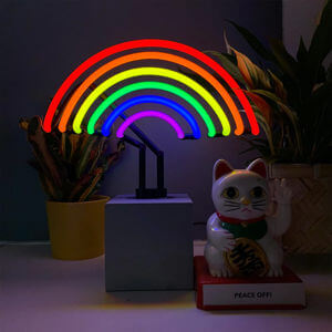 Locomocean Neon 'Rainbow' Sign